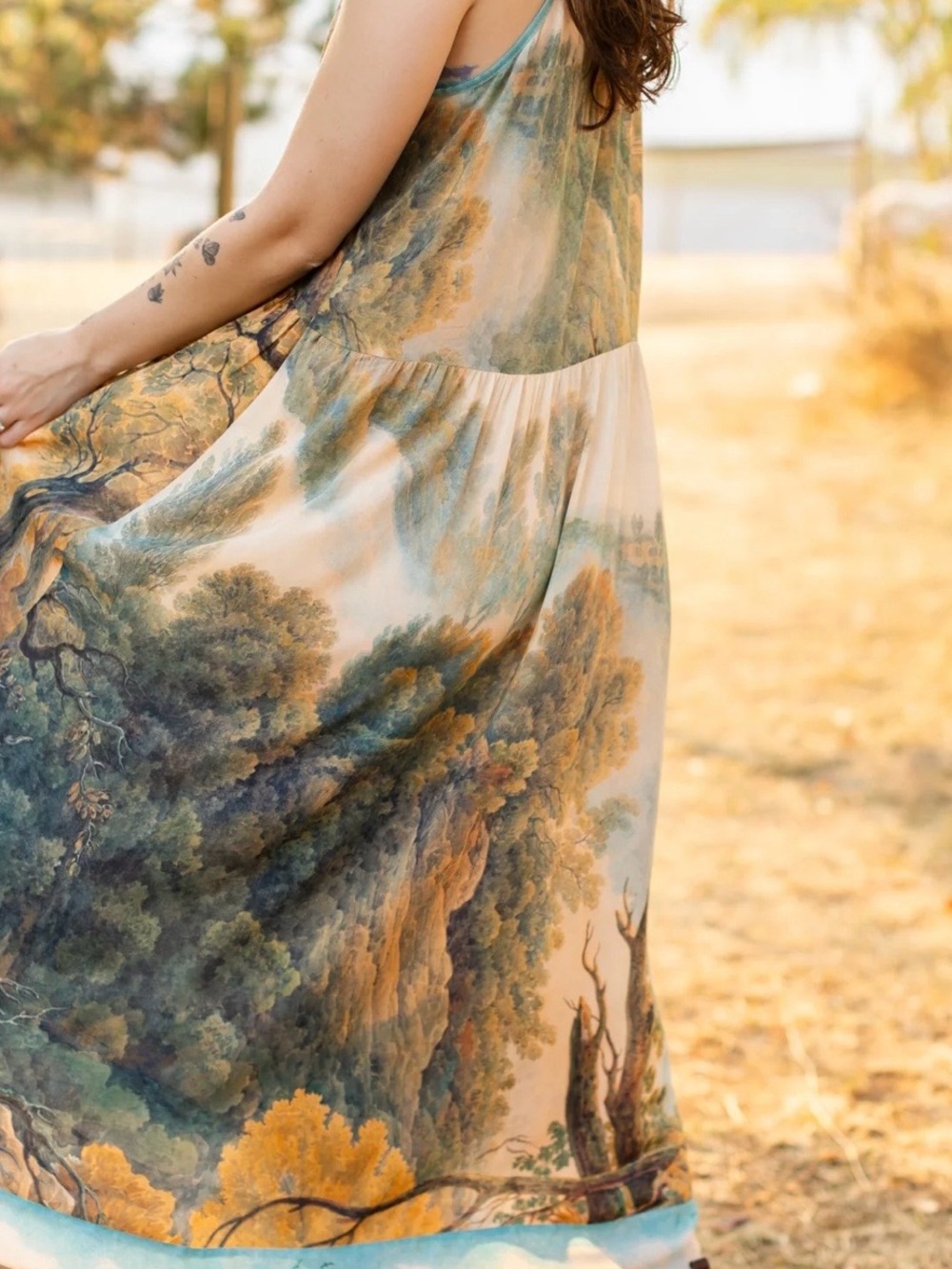 Market Of Stars Awakening Slip Dress S/M - Picture 2 of 6